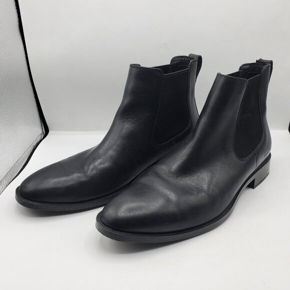 MENS COLE HAAN HAWTHORNE CHELSEA LEATHER ANKLE BOOTS - Picture 6 of 12